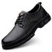 Men's Leather Shoes First Layer Casual Leather Shoes Men's Black Low-top Martin Boots Tooling Shoes_vogvips.com