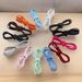Shoelace Solid Color Round 3mm Elastic Rope Lazy Rubber Band Shoes Decorated With Non-slip Elastic High Elastic Hair Cord_vogvips.com