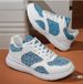 New Plus Size Mesh Breathable Odor Proof Sports Men's And Women's Soft Soled Lightweight Running Shoes, Trendy Shoes_vogvips.com