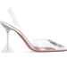 Custom-made By The Manufacturer, Women's Summer Amina New Style Pointed-toe Transparent Sandals With Straps, Thin Heels,_vogvips.com