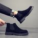 Fur Martin Boots Men's Round Head Platform Short Boots Medium Help Desert Boots Matte Leather Men_vogvips.com