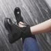 QY-8 Martin For Women 2021 New British Style Thick Sole Trendy Ins Spring Single Versatile Autumn Shoes Short Boots_vogvips.com