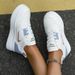 Little White For Women 2025 Spring And Autumn New Large Women's Versatile Student Flat Casual Board Sports Shoes_vogvips.com