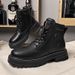 European Warm Series Martin Boots Winter Non-Slip Waterproof High-Top Casual Leather Men's British Workwear Trendy Fleece-Lined Warm Cotton_vogvips.com
