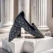 Designer Sandals Women Stylish Metallic Detailled Pointed Toe Flats Ideal For Glamorous Gatherings Okimoz Big Size_vogvips.com