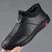 European Warm Series Xinwei Small Store Single Optional Cowhide Fleece Warm Men's New Casual Shoes Cotton Boots_vogvips.com