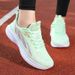 Casual Running Summer Fashion Anti Slip Hiking Mesh Breathability Athletic Shoe Tennis Woman Trend Woman Sneakers Green Black_vogvips.com