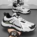Men's Summer Hiking New Breathable Hollow Mesh Non-Slip Wear-Resistant Sports Casual Dad Shoes_vogvips.com