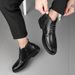 Top Martin Boots Men's Low Heel Medium Boots Medium Top Shoes Retro High Top Tooling Boots_vogvips.com