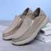 Euro Step Slip-On Trendy Thick-Soled Breathable Casual Comfortable Lazy Men's Shoes Low-Cut Fashion Versatile Loafers_vogvips.com