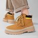 Men's Casual Martin Boots Chunky Sole Height Increasing Ankle Boots Round Toe Fashion Work Boots For Men_vogvips.com