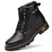 European Warm Series Tinggu Labor Protection For Men, Anti-Smash, Anti-Puncture, High-Top, Yellow Steel Toe, Non-Slip Safety Shoes,_vogvips.com