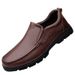 Men's Shoes Soft Sole Large Size Loafers Shallow Mouth Shoes Dad Shoes_vogvips.com