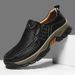 Hot-Selling Genuine Large Size Men's Outdoor Casual Leather Hiking Shoes_vogvips.com