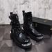 European Warm Series Korean Style Trendy Fashion Versatile Genuine Leather High-top Riding Work Height Increasing Men's Martin Boots_vogvips.com