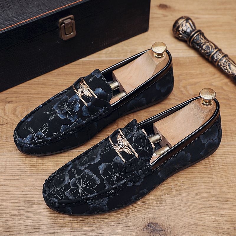 Spring Men's Low Top Loafers Casual Slip-On Fashionable Versatile Shoes_vogvips.com