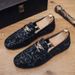 SHLIANG Four Seasons Men's Casual Loafers Big Size Non Slip Soft British Style Fashion Slip On Shoes Flat Driving Shoes For Male X0069_vogvips.com