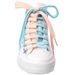 Colored shoelaces Flat double thick sneakers Basketball shoes casual pants drawstring fine grain character shoe string_vogvips.com
