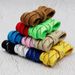 Flat double-layer hockey cotton shoelaces match everything sneakers_vogvips.com