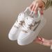White Sneakers For Women 2025 Spring New Style Casual High-Value Campus Sports Shoes_vogvips.com