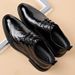 2024 Autumn New Men's Fashion Leather Shoes Men's Business Formal Casual Leather Shoes Hundred Tower Shoes Men_vogvips.com