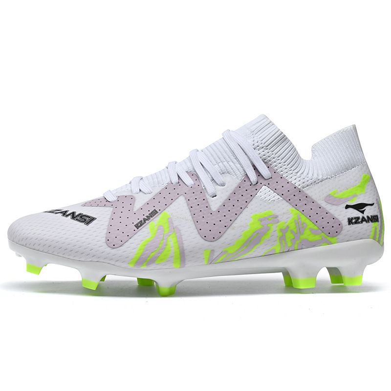 New Sports High-Top Long Spike Breathable Soccer Lightweight Adult Competition Training Shoes For Men And Women_vogvips.com