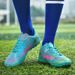 Children's Football Shoes Boys And Girls Elementary School Students Velcro Teen Training Broken Nail Shoes_vogvips.com