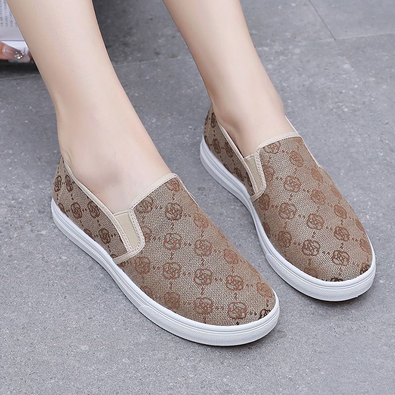 Women's Shoes Spring And Autumn Breathable Non Slip Student Shoes One Step Flat Versatile Fashion Casual Women's Shoes_vogvips.com