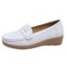 Nurse Women's Soft Sole Spring And Autumn New Korean Version Versatile Bean Flat Bottomed Sloping Heel Breathable Anti_vogvips.com