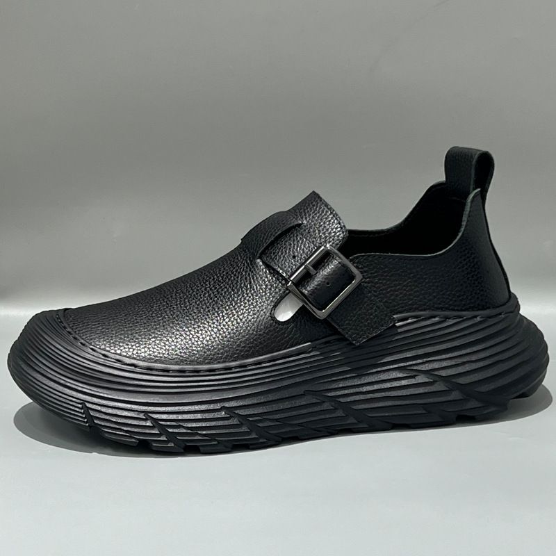 Genuine Autumn Lightweight Sole Soft Surface Loafers Comfortable Versatile Slip-On Men's Casual Leather Shoes_vogvips.com