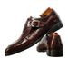 British Style Business Formal Leather For Men Low-top Pointed Buckle Monk Groom Wedding European And American Fashion_vogvips.com
