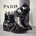 European Warm Series Western Style Martin Pointed Toe Patent Leather Short Korean Trend Punk Rock Boots_vogvips.com
