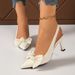 Summer Cross-Border Bowknot Large Size High For Women 2025 New Thin Heel European And American Style Closed-Toe Sandals_vogvips.com