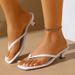 Women Retro Slippers New Summer Soft Leather Sandals Cat Women Shoes Thin Belt Thin Heel Soft Sole Flip-flops Slide Women_vogvips.com