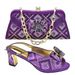 Accessorize the party with a bow with a shredded diamond round head fish mouth square and sandals with the same style clutch_vogvips.com