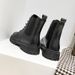 Martin Children Winter New Versatile Slimming Leather Surface Waterproof Thick Sole With Plush Warm Cotton Boots_vogvips.com