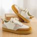 Fashion Men's Vintage Low-Top Sneakers Lace-Up Non-Slip Casual Walking Shoes_vogvips.com