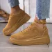 Lightweight Sports Spring And Autumn New White Casual Women's Thick Soled Height Increasing Shoes_vogvips.com