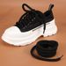 Round Braided Exaggerated Shape Bread Shoes 10mm Thick Shoelaces Butter Bread Shoelaces 1cm Width Bread Shoes_vogvips.com