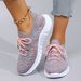 Spring Autumn New Women's Casual Lace-Up Comfortable, Breathable, Lightweight, Wear-Resistant Sports And Leisure Shoes_vogvips.com