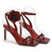 In Stock KL01 2026 New Square Flower Open Toe Strap High Heels Versatile Summer French Style Sandals For Women_vogvips.com