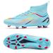Children's Soccer TF Studded Long Spike High-top Breathable Youth Training Adult Competition Shoes Non-slip_vogvips.com