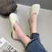 2025 Autumn New Flat Soft Sole Slip-On Loafers, Shallow Mouth Moccasins, Women's Shoes For Pregnant Women_vogvips.com