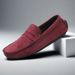 Regal Footwear Slip-On Loafers Suede Leather Casual Driving Lazy Men's Shoes_vogvips.com