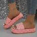 Platform 2024 Summer Slide Designer Flat Outdoor Flower Sandals Womens Beach Shoes_vogvips.com