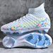 High-top Soccer Men And Women With Long Studs, Breathable Casual Grass Training For Adults, Student Competition Shoes_vogvips.com