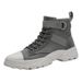 European Warm Series 2025 Autumn New Trendy Casual Workwear Shoes High-top Canvas Martin Winter Korean Style Boots Men's Fashion_vogvips.com