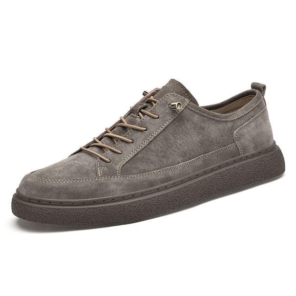 Board Shoes Men's Casual Shoes Leather Shoes Business Men's White Shoes Men's Shoes_vogvips.com