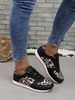 Sports Shoes For Women 2025 New Large Thick Sole Leopard Print Casual Low Cut Sports Single Shoe Straight_vogvips.com
