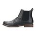 Men's Double Elastic British Style Low Heel Retro Ankle Boots Casual Daily Wear Leather Martin Boots_vogvips.com